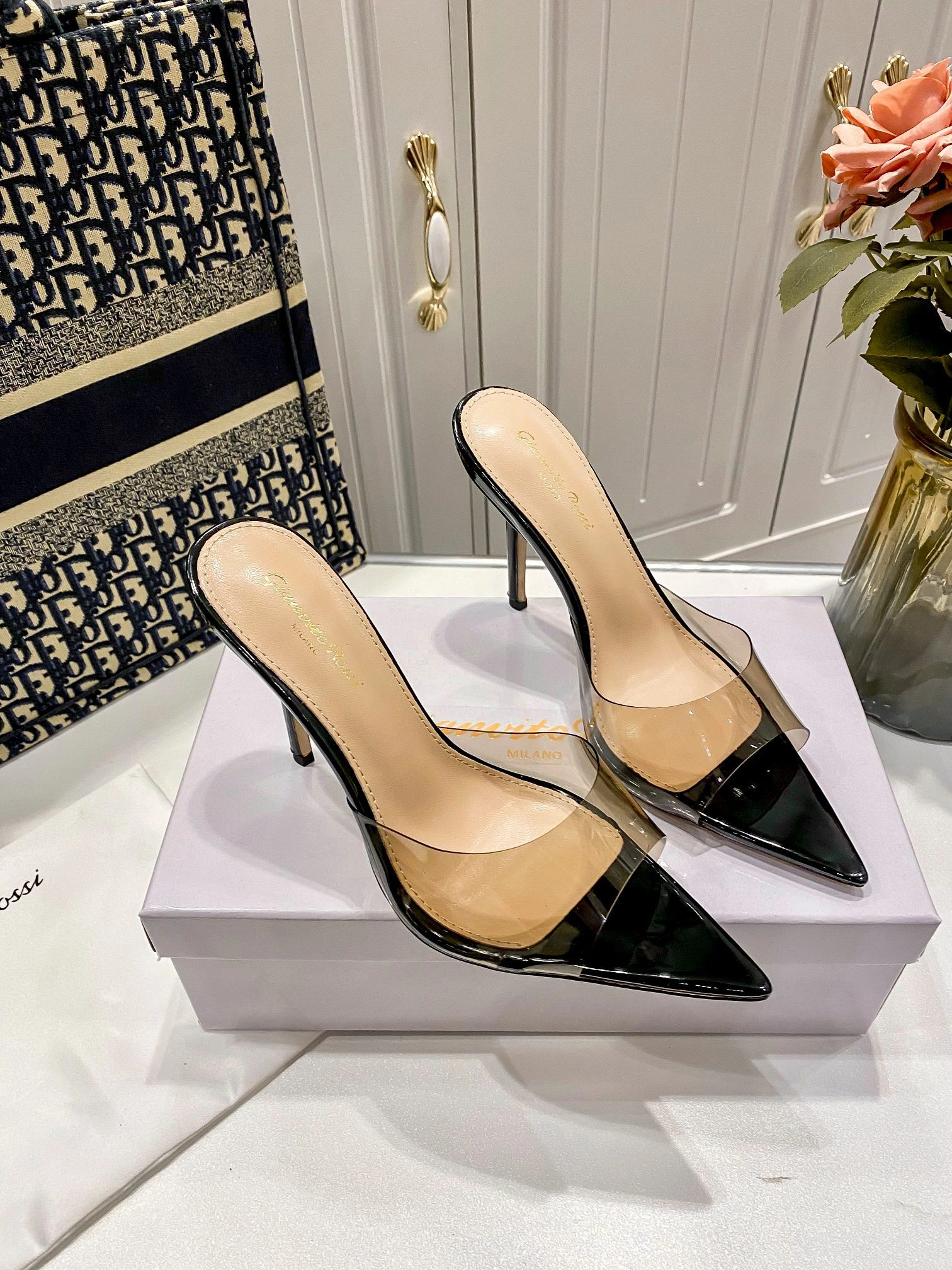 Other brands G11050.85RIC.GSVFUNE Heel height：10CM item:ET-X234E0817W